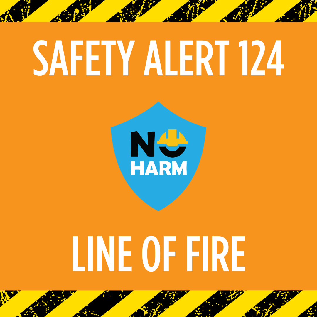Safety Alert Line Of Fire Tile