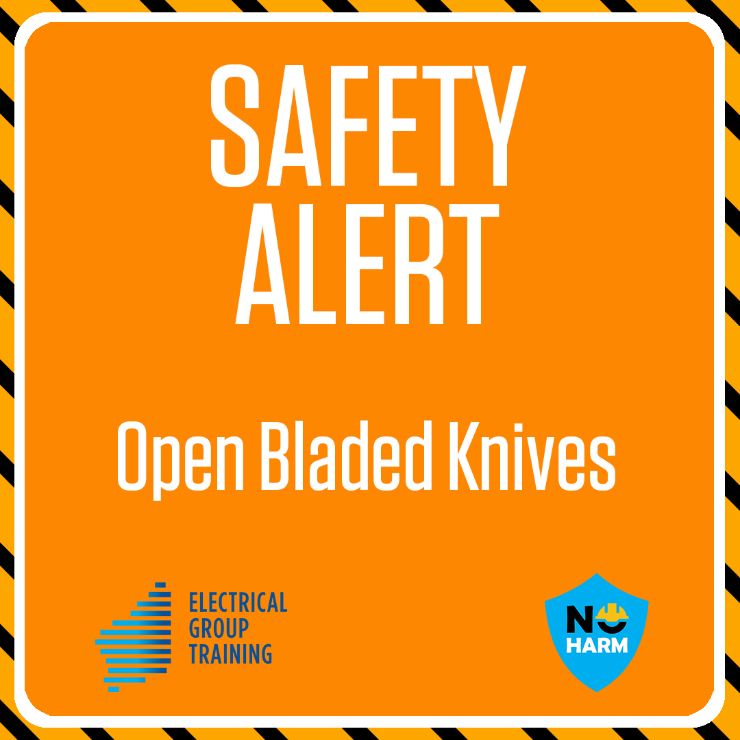 SAFETY ALERT Tile Openbladedknives