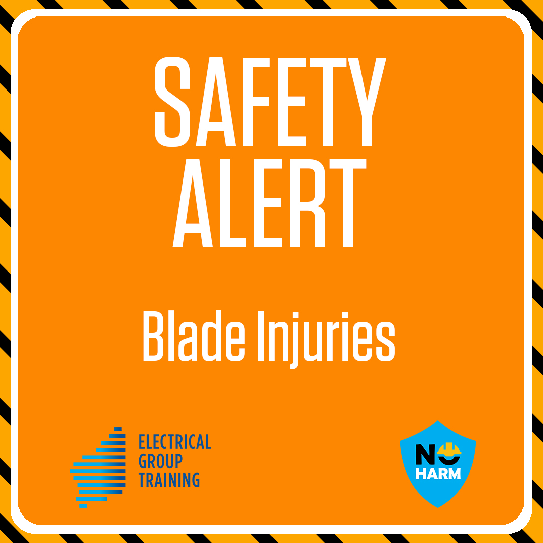 SAFETY ALERT Blade Injuries