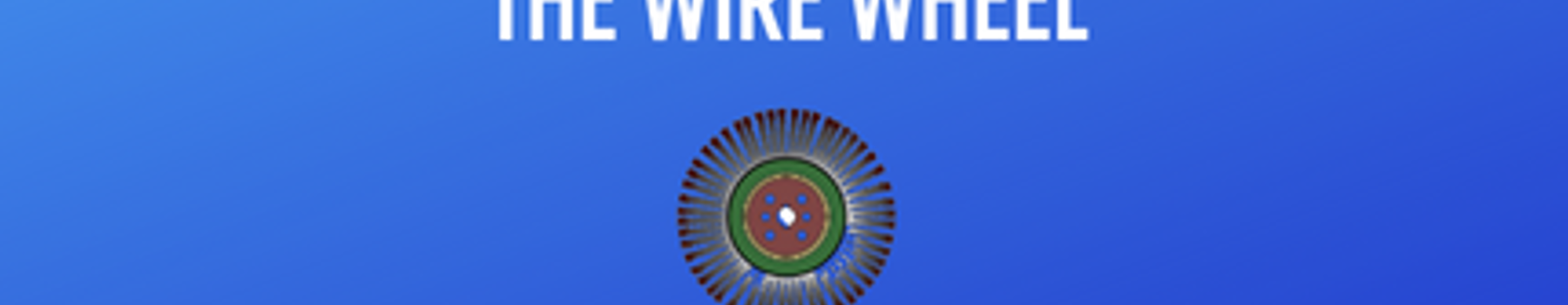 Look Twice Act Once Power Tools The Wire Wheel Image Card Dark Blue