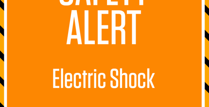 SAFETY ALERT 011122 Electric Shock